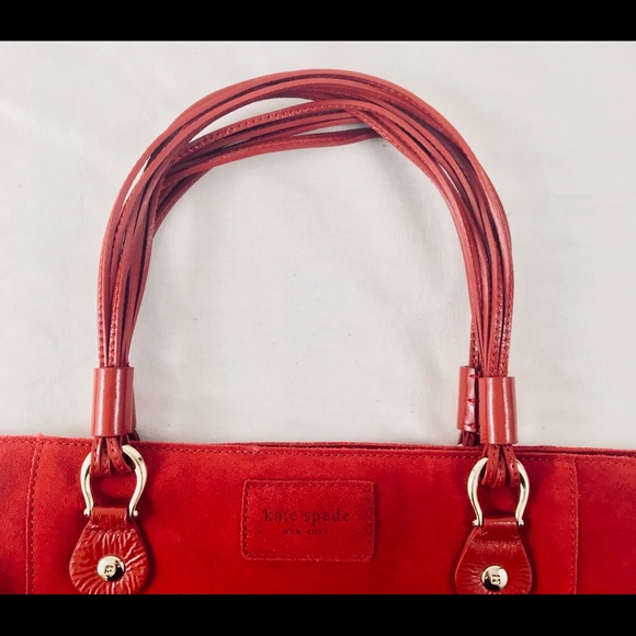 Kate Spade Suede Fosters Crossing Handbag - Picture 7 of 9